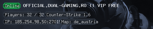 OFFICIAL.DUAL-GAMING.RO || VIP FREE