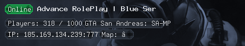 Advance RolePlay | Blue Ser